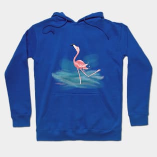 Happy Dancing Flamingo Hoodie